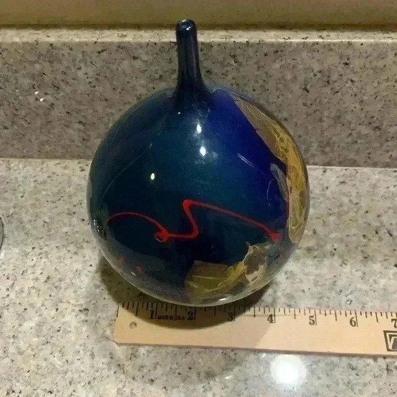 vintage signed peter collis hand made studio pottery vase new zealand - Picture 8 of 9